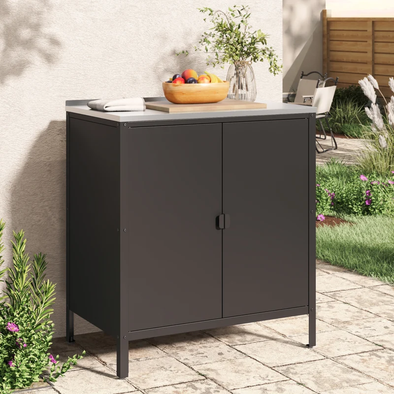 Utomhusskåp Bolognano 92x80x50 cm [casa.pro]