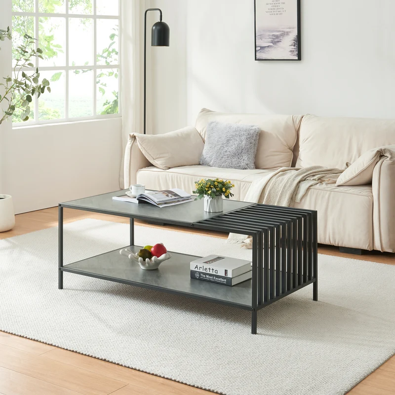 Soffbord Pärghos 120x60x45 cm [en.casa]