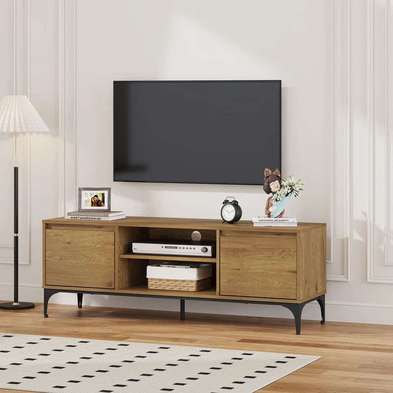 TV-bänk Kistiandi 140x40x50 cm [en.casa]