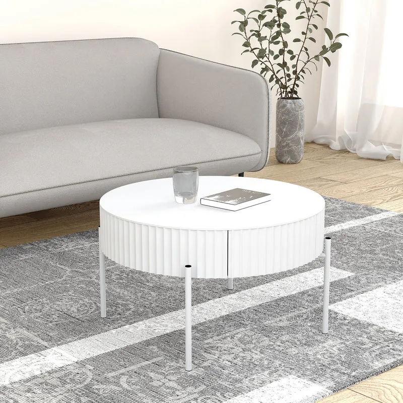 Soffbord Rill med låda [en.casa]