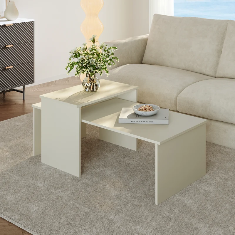 Sattybord 2-pack Sotapim [en.casa]