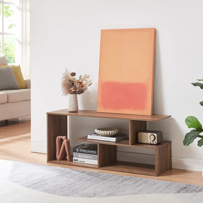 Tv-bänk Anän 100x29,5x42 cm [en.casa]
