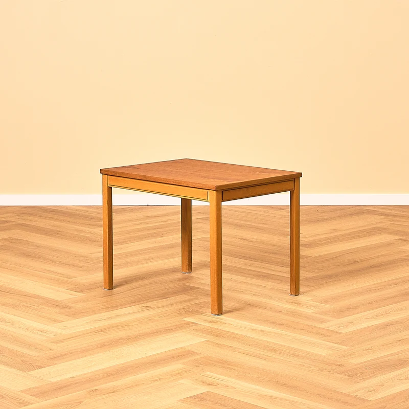 Vintage Teak Side Table, Sweden 1950s