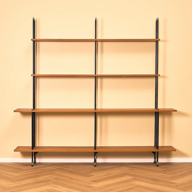 Swedish "Prydno" bookshelf in teak by Bröderna Gustafsson Möbelfabrik