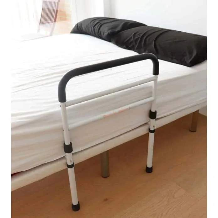 Sänghandtag med ben vit