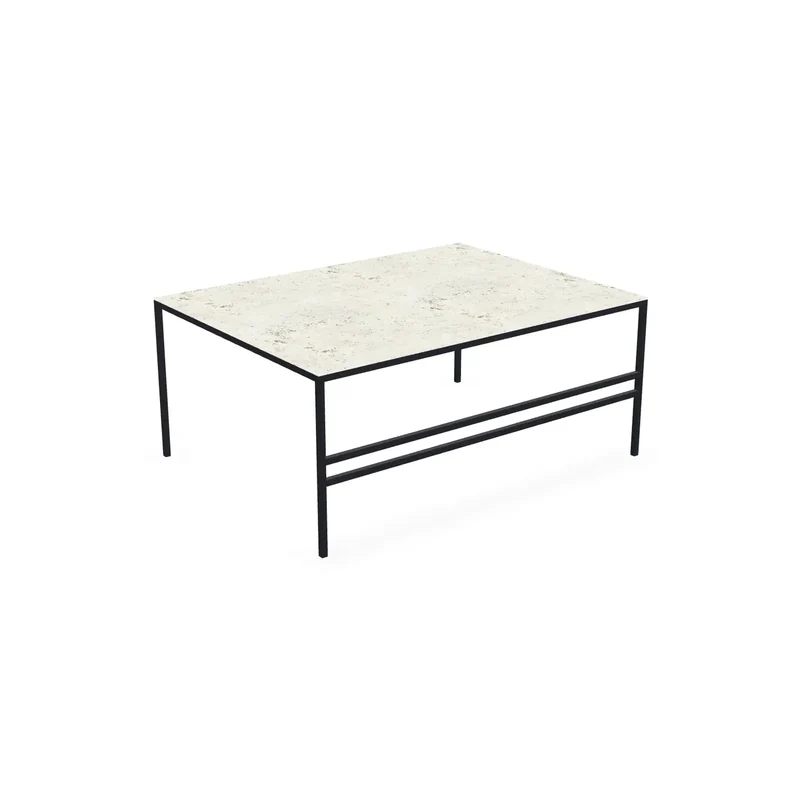 Coffee Table Anton – Black Frame – Sabbia