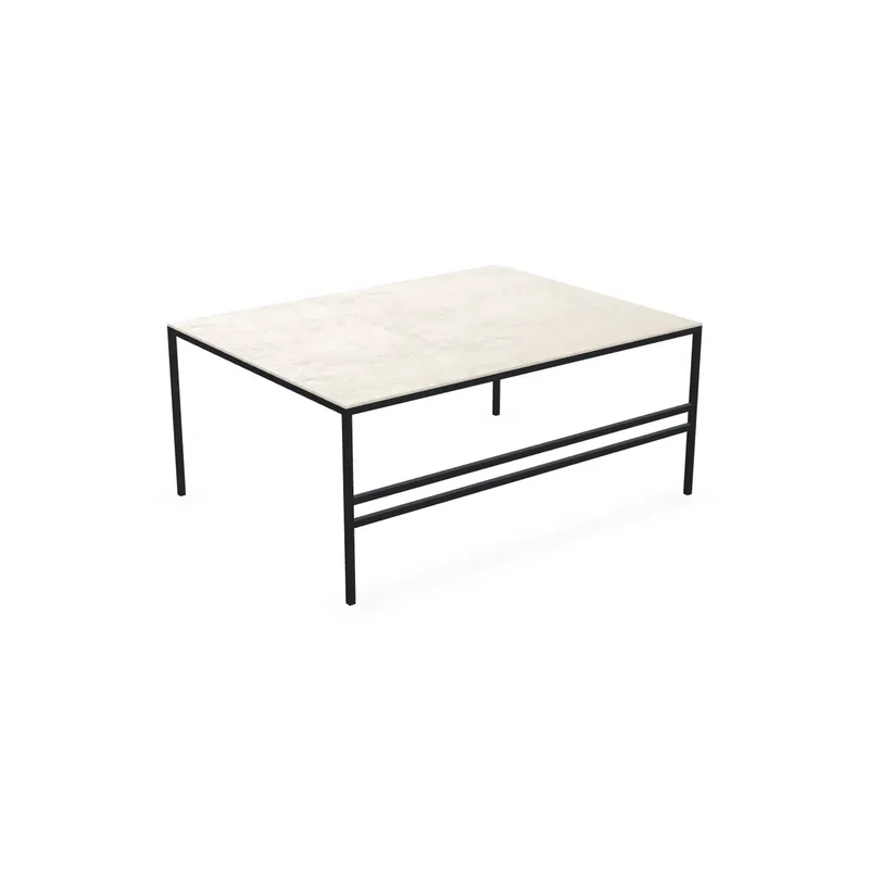 Coffee Table Anton – Black Frame – Grigio