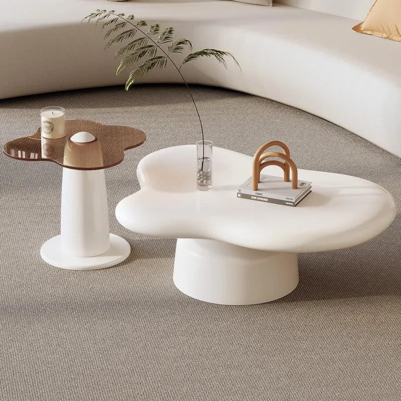 Guyii Cloud Coffee Table Set of 2, Small Irregular Side and Table | C1531-UK