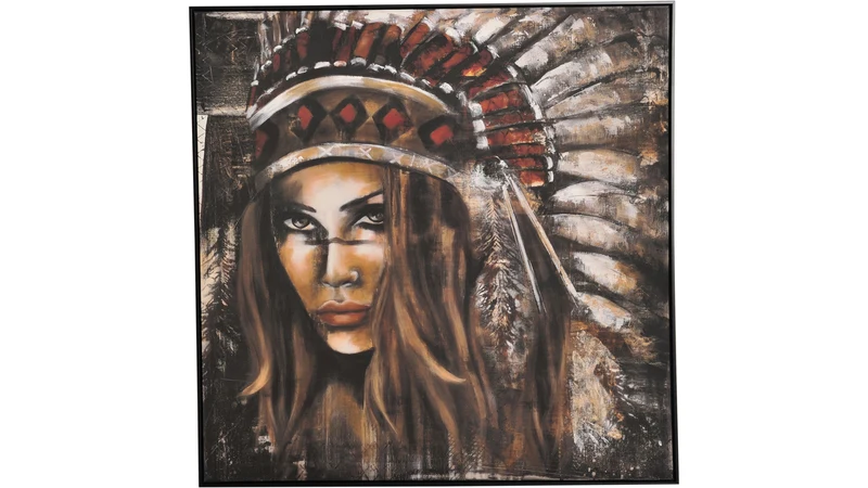Tavla Tiva 100x100, canvas print