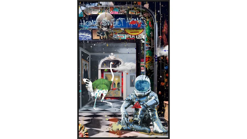Tavla X-Space 80x120 highgloss, canvas