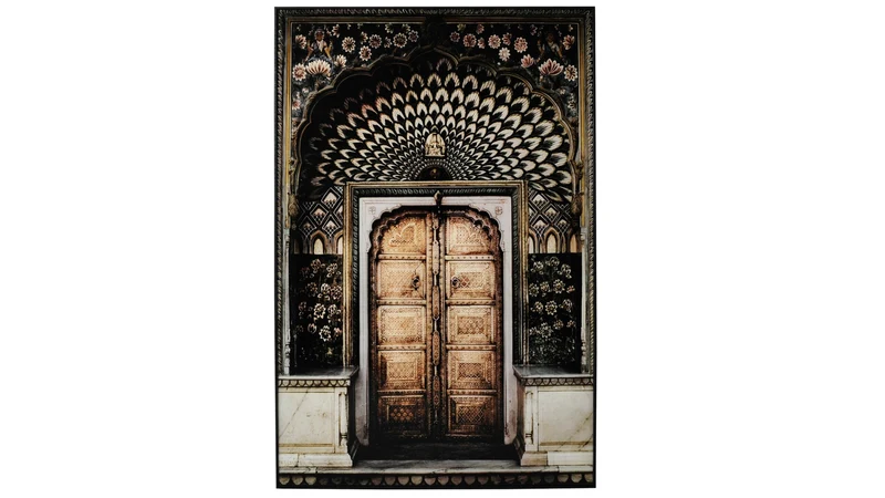 Tavla Gul dörr 120x80 cm