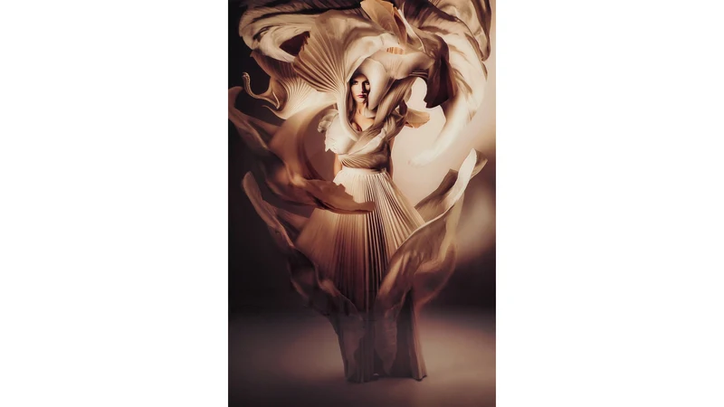 Tavla Panta Rei Blonde 80x120 glas