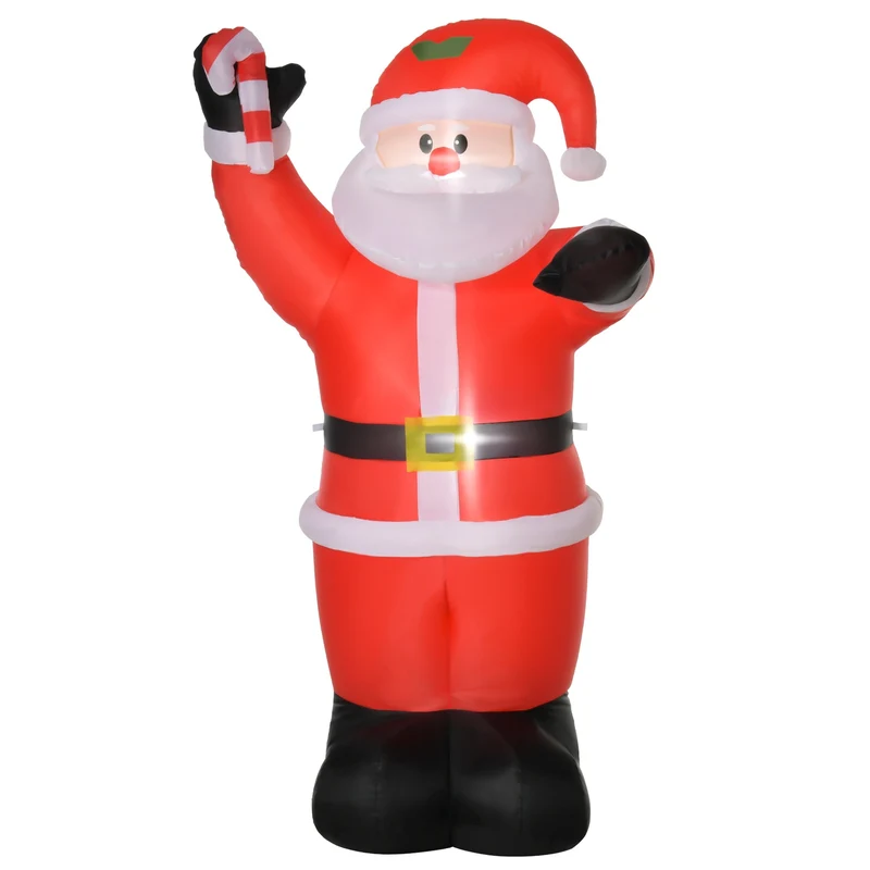 Nafukovací Santa Claus s LED osvětlením, 240cm, pro venkovní použití