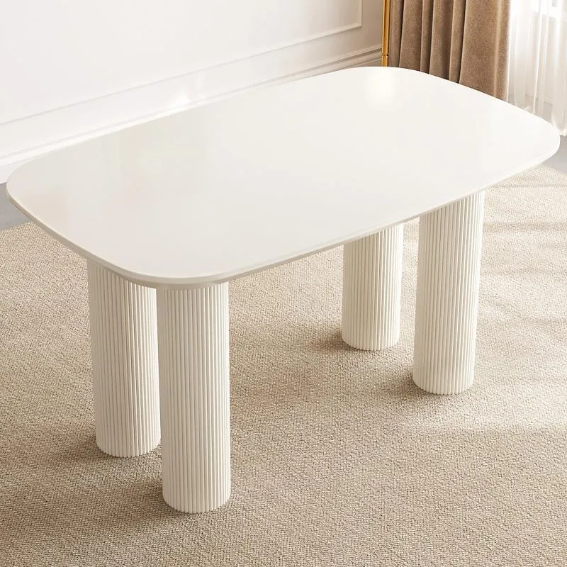 Guyii 55"-70" Rectangle Dining Table, Modern Kitchen Table for Dining Room