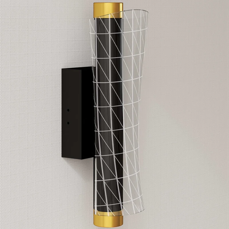 Sada nástěnných svítidel, geometrický design, 3 barvy světla, 9W LED