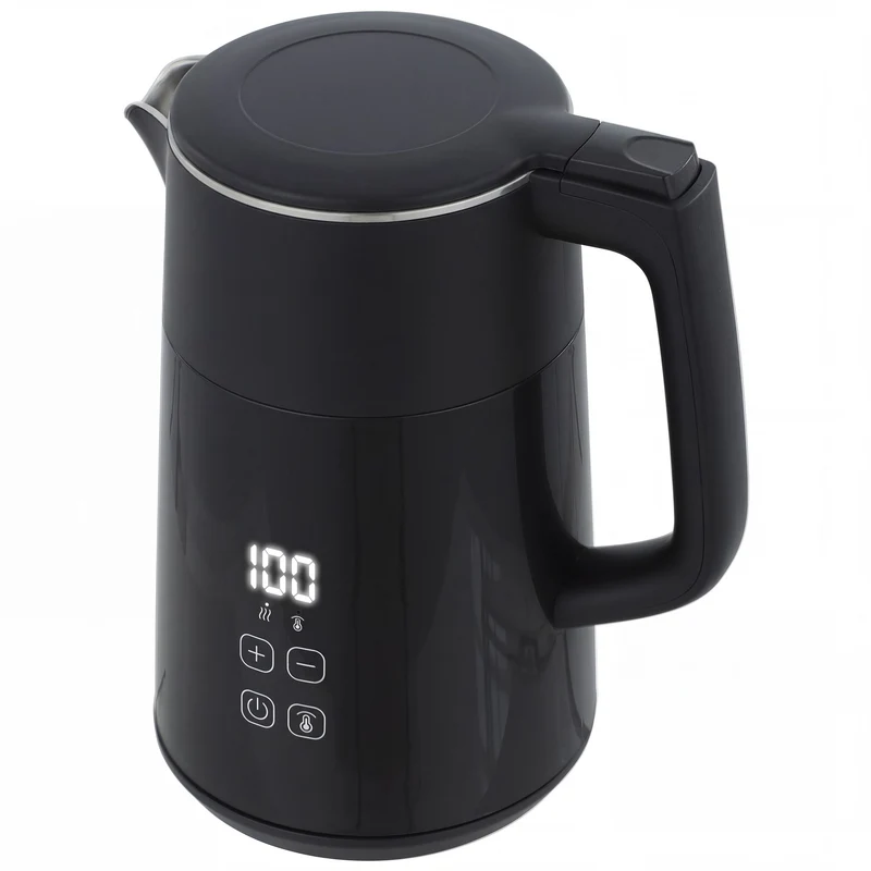 Rychlovarná konvice 1,7 l, 2200 W, LED displej, udržování teploty, automatické vypnutí