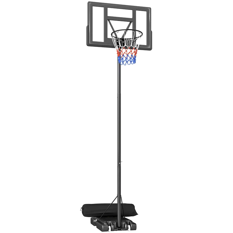 Nastavitelný venkovní basketbalový koš 135-305cm s kolečky