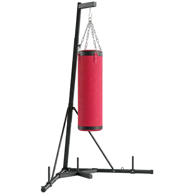 Nastavitelný volně stojící stojan na boxovací pytel s pytlem