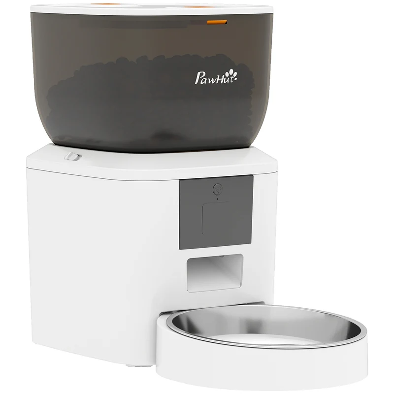 Automatické krmítko pro kočky, 4L, ovládání pomocí WiFi aplikace, hlasové ovládání