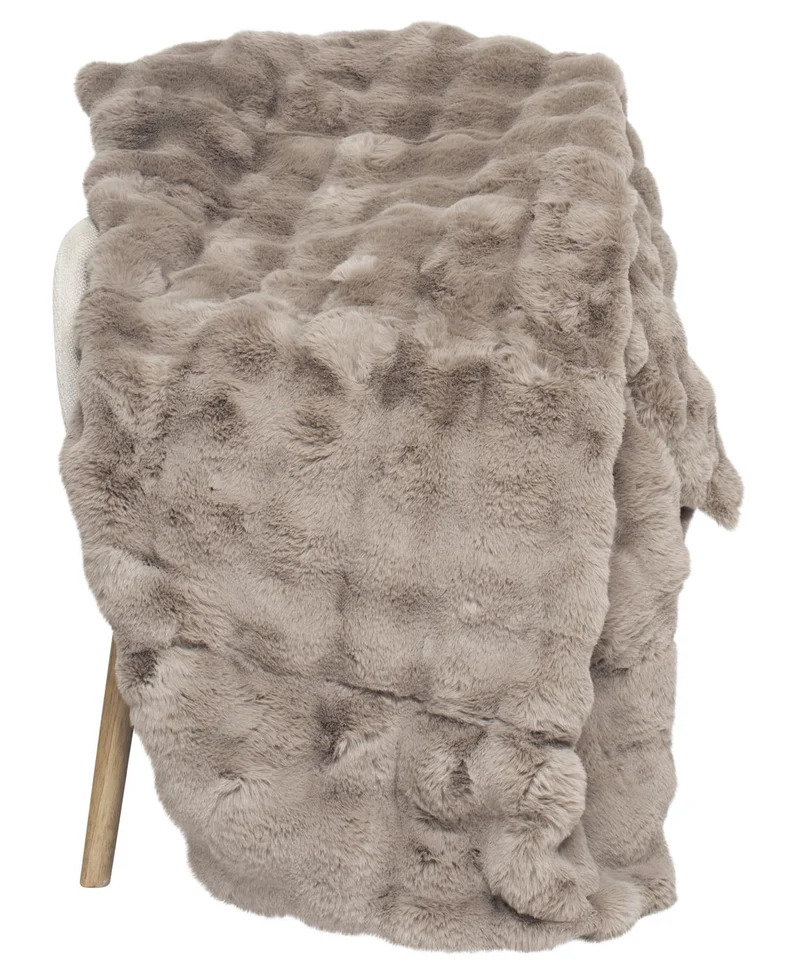 Misty Pläd 140x220 Taupe Stor