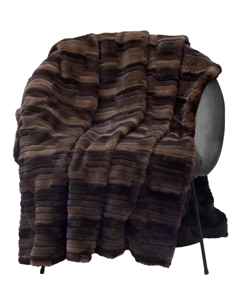 Browny Blanket L 140x220 cm - Chocolate