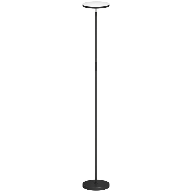 RGB stojací lampa, stmívatelná, dálkové ovládání a dotykové ovládání, černá