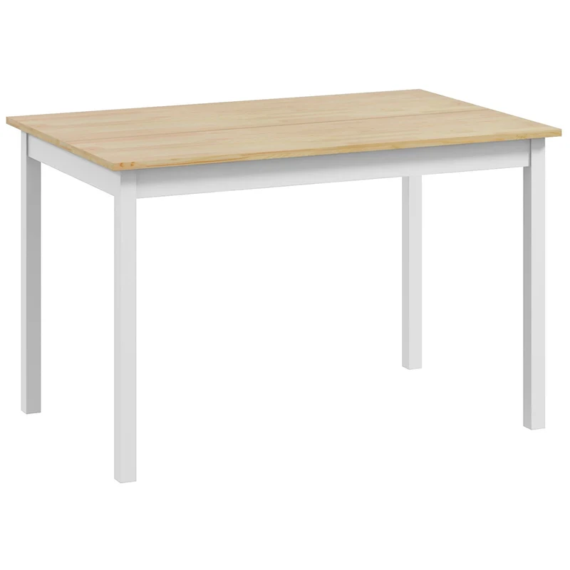 Jídelní stůl 120 x 75 cm, rustikální borovicové dřevo, pro 4 osoby