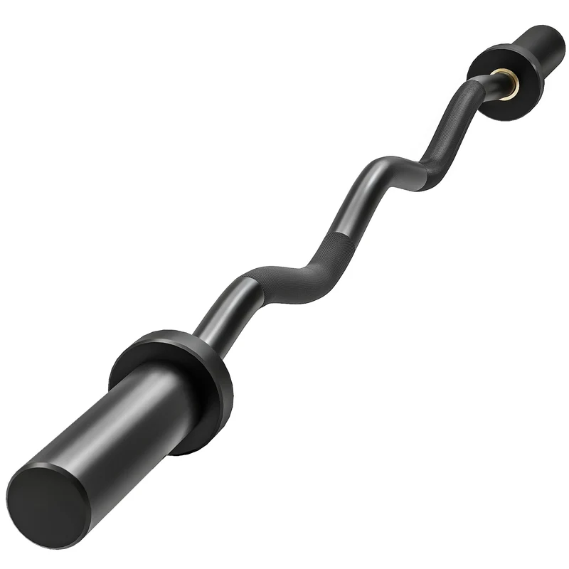 Olympijská curlová osa, objímky 5 cm, ocel, nosnost 100 kg