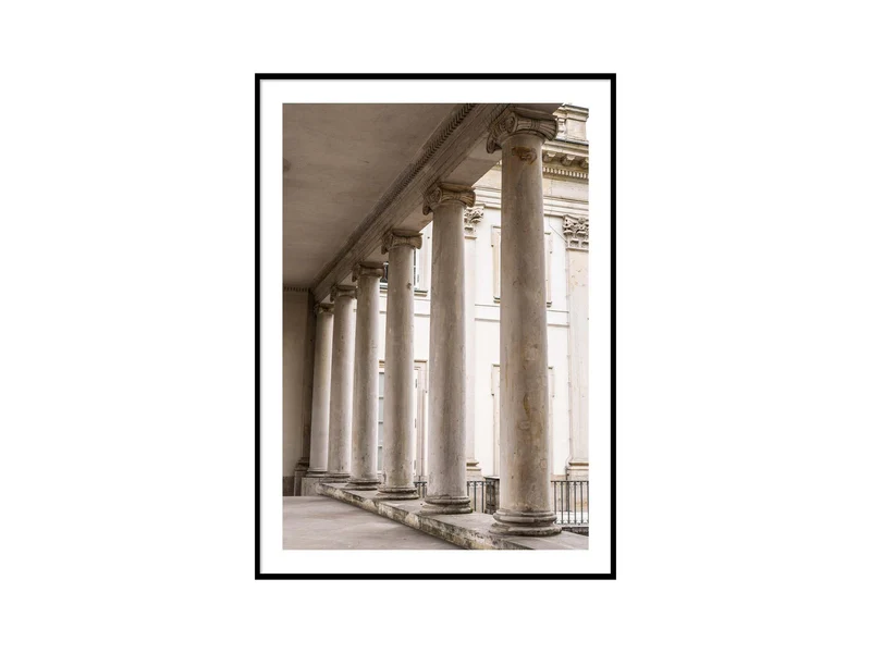 Łazienki Park Column Poster