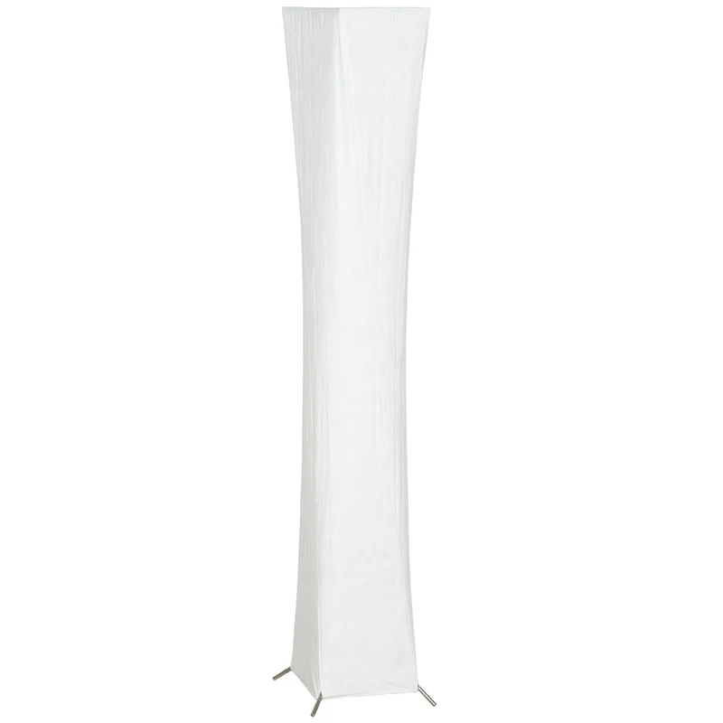 Stojací lampa s papírovým stínidlem, nožní spínač, 3 úrovně jasu