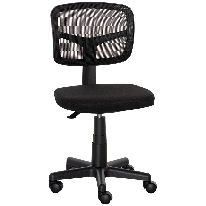 Ergonomická kancelářská židle s nastavitelnou výškou, černá síťovina