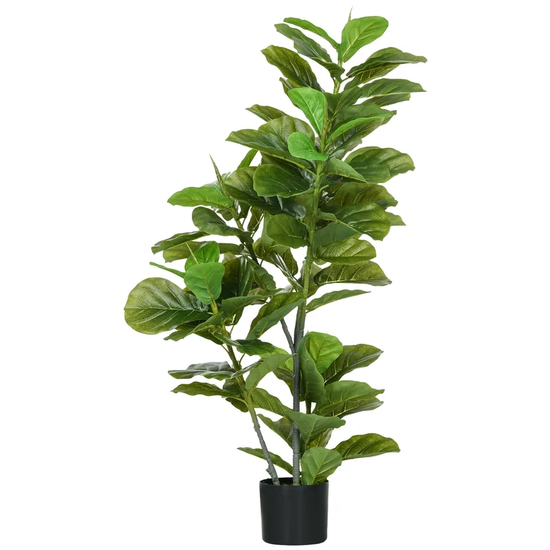 Umělý fíkus, 110 cm, 90 listů s květináčem