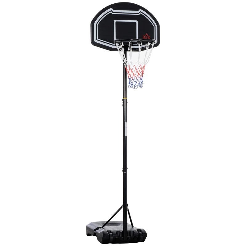 Nastavitelný venkovní basketbalový koš s kolečky, 160-210 cm