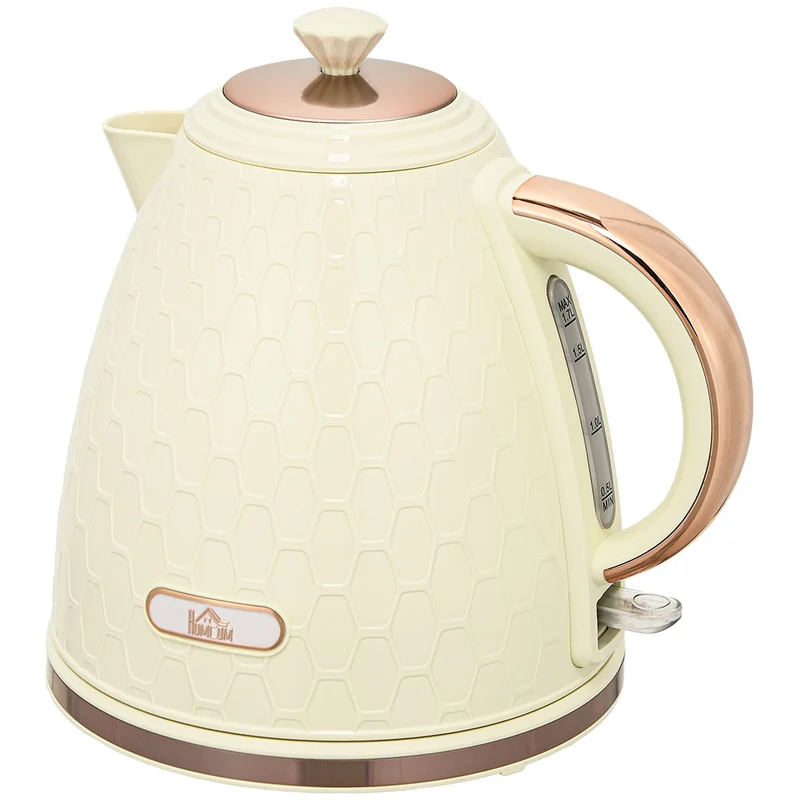 Rychlovarná konvice, 2200W, průhledové okénko, filtr, béžová