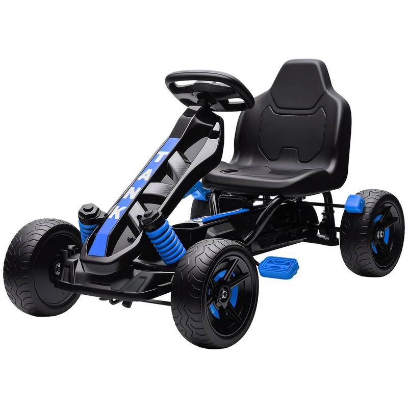 Šlapací motokára pro děti, brzda, protiskluzová kola, 3–6 let