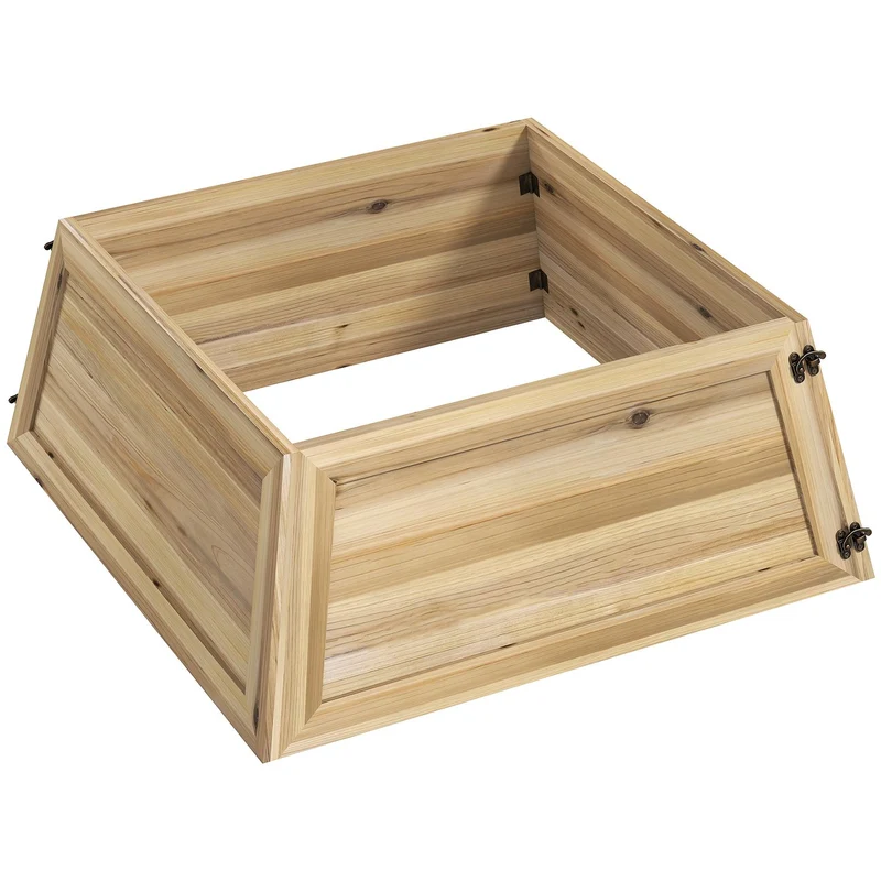 Sukně pod vánoční stromeček, 65x65 cm, přírodní dřevo