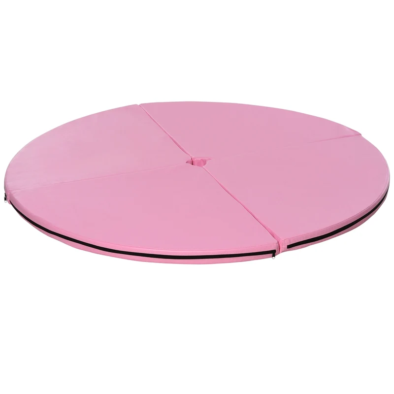 Podložka na pole dance, tloušťka 5 cm, průměr 150 cm, růžová