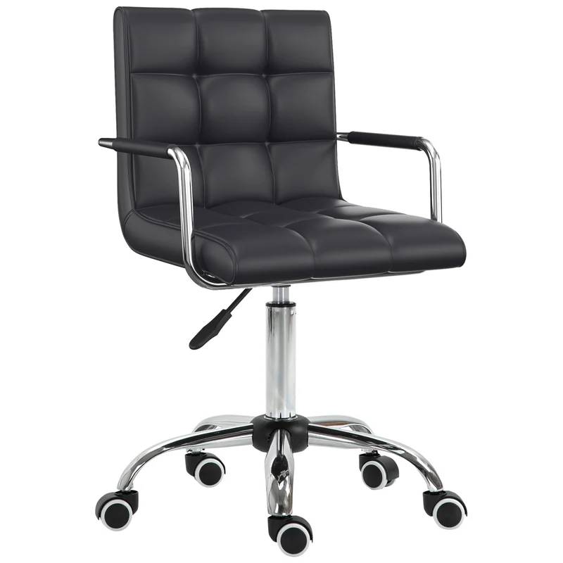 Ergonomická výškově nastavitelná kancelářská židle s područkami, 46-61H cm