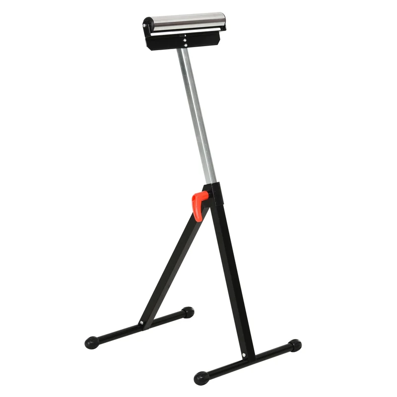 Nastavitelný pojízdný stojan – kovový, nosnost 90 kg, černý
