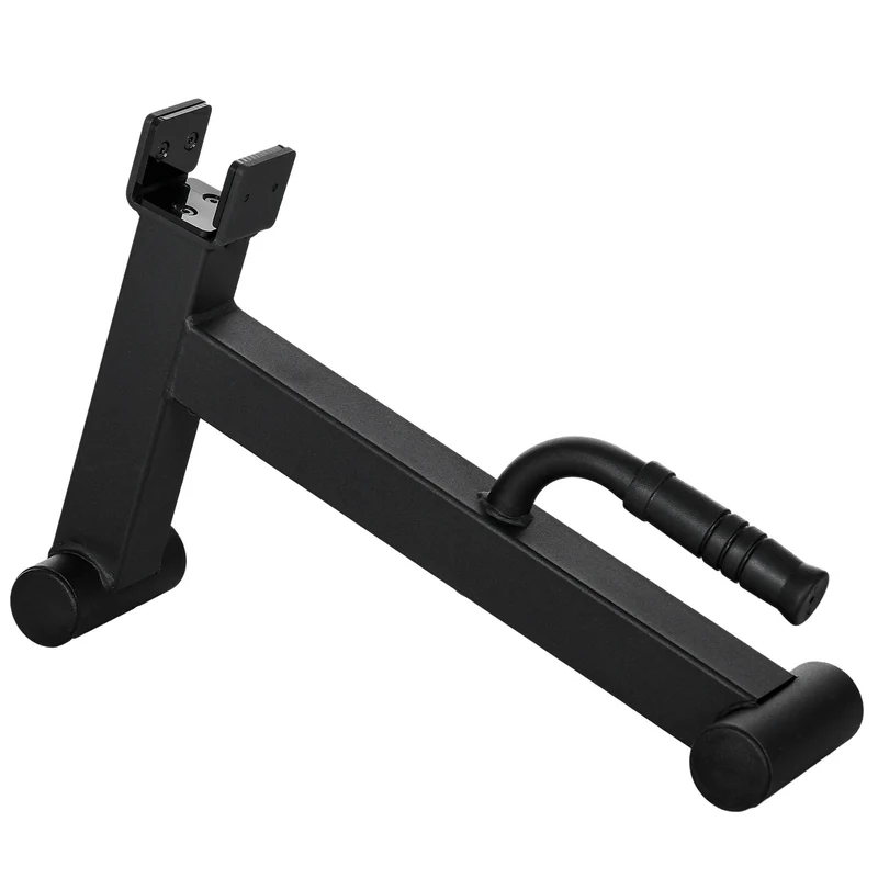 Zvedák na činku Barbell Jack Deadlift Jack s protiskluzovým úchopem, zvedák olympijské činky na mrtvý tah, 50 x 12 x 33 cm, černý