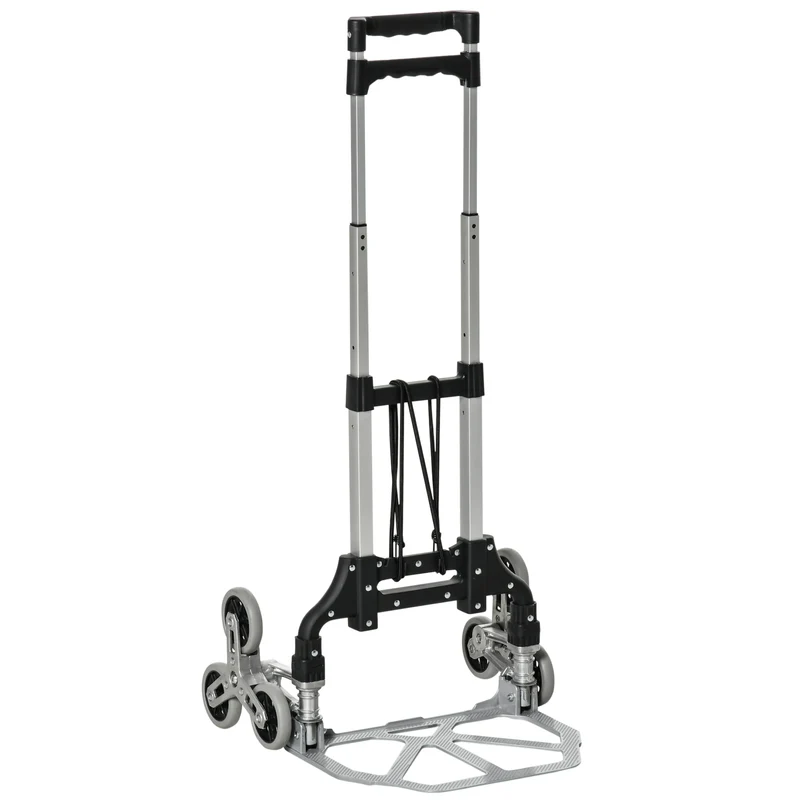 Skládací hliníkový schodolez se 6 kolečky, nosnost 70 kg