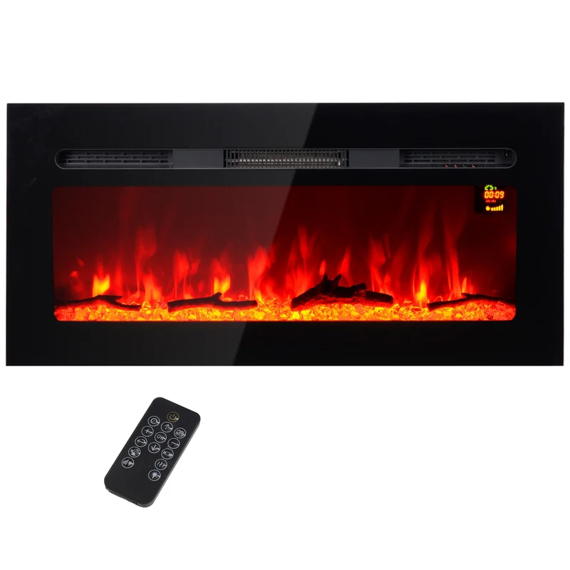 Elektrický krb, 1800 W, LED plamen, dálkové ovládání