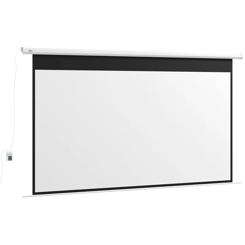 Elektrické projekční plátno 266x149 cm, 16:9, s dálkovým ovládáním