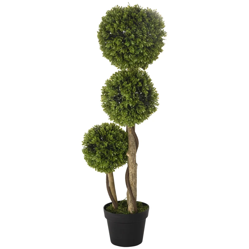 90cm buxus v květináči s UV ochranou – do interiéru i exteriéru
