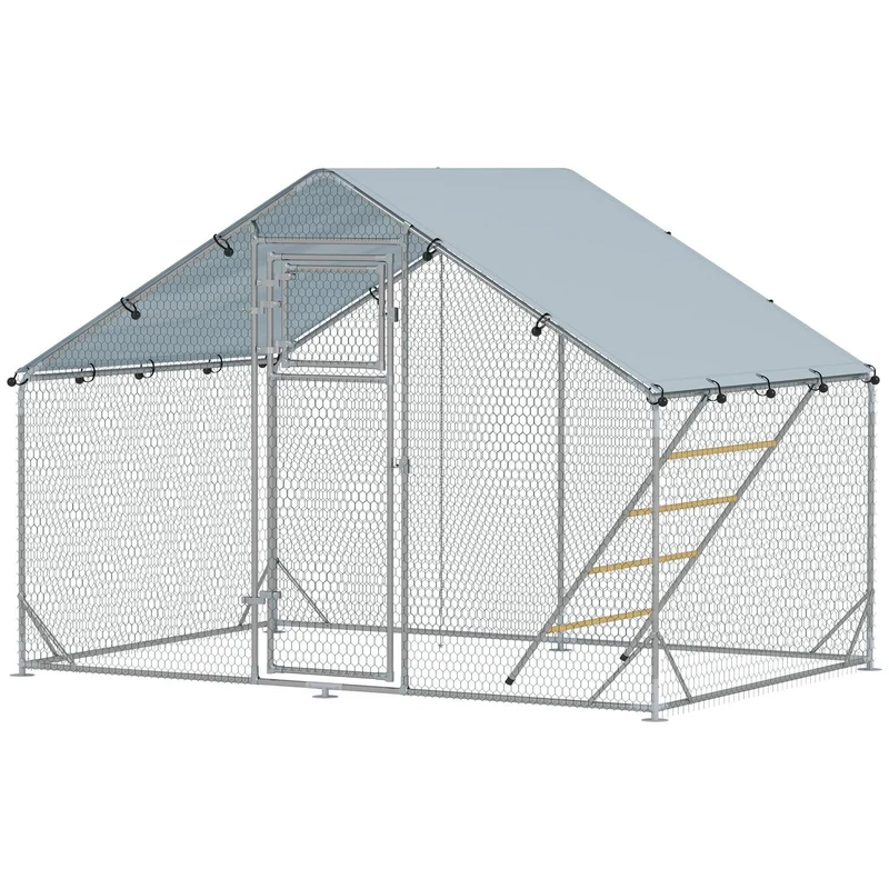 Ocelová konstrukce pro kurník Chicken Coop, 300x200x195 cm, UV kryt