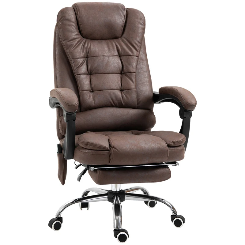 Ergonomická kancelářská židle s masáží, naklápěním a vyhříváním