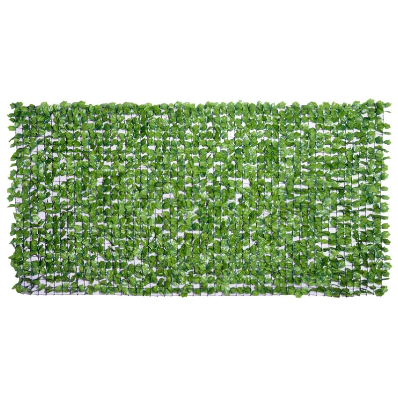 Umělý živý plot, zástěna pro soukromí 300x150 cm – světle zelená