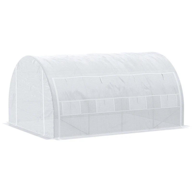 Fólie do fóliovníku s UV ochranou, 3,97x3,02x2m, větruvzdorná, bílá