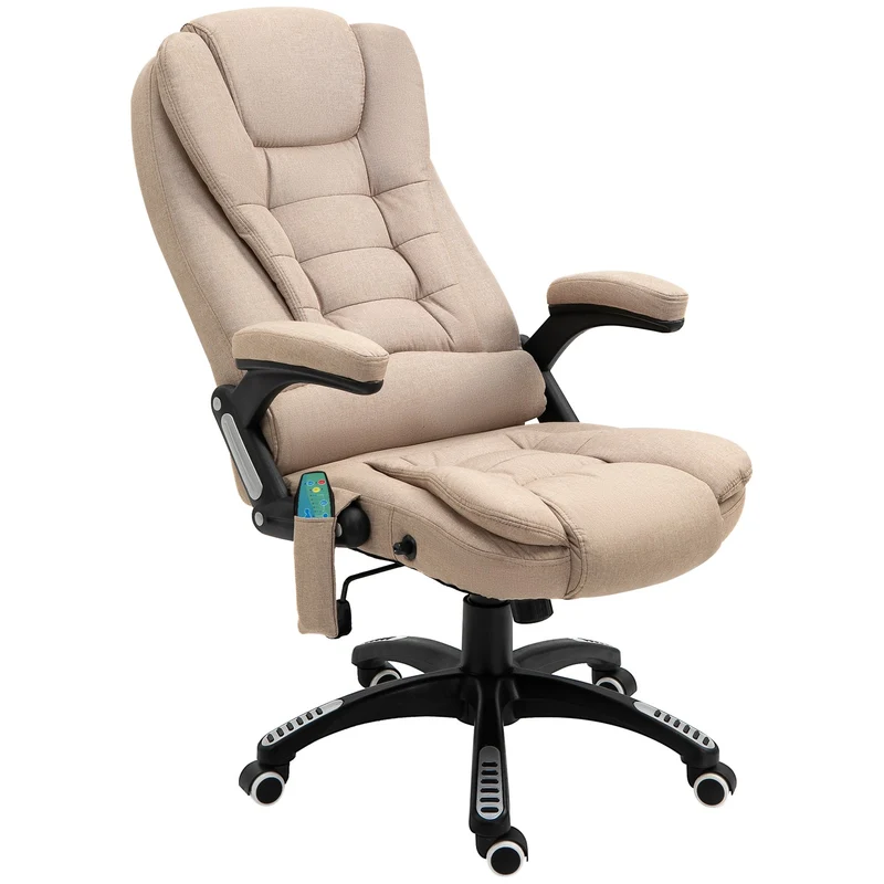 Ergonomické kancelářské křeslo s masáží, vyhříváním a funkcí odpočinku