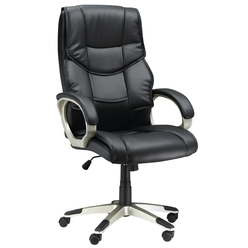 Ergonomická kancelářská židle s vysokým opěradlem, houpací mechanismus